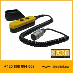 4506331H Ruční ovládání 2 tlačítkové Haco - s kabelem - pro čelo Dhollandia, Ama
